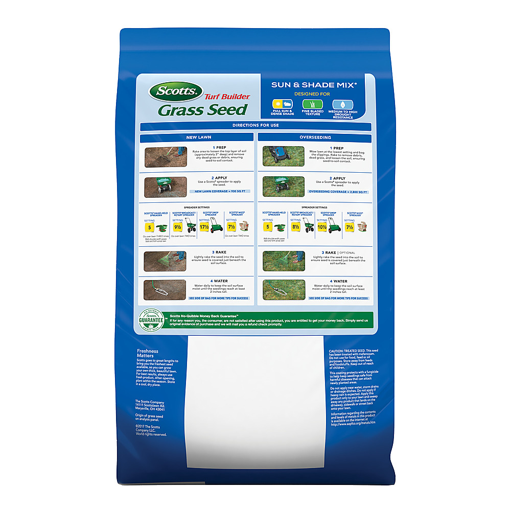 Angle View: Scotts - Scotts® Turf Builder® Grass Seed Sun & Shade Mix® *Not available in LA. - Tan