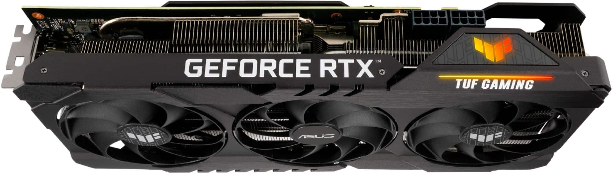 Best Buy: ASUS NVIDIA GeForce RTX 3070 Ti TUF 8GB GDDR6X PCI Express 4.0  Graphics Card Black TUF-RTX3070TI-O8G-GAMING