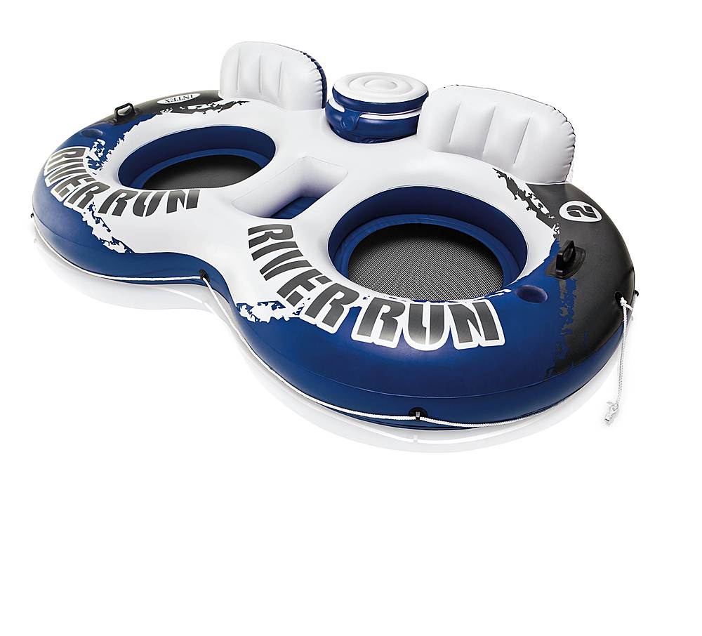 Bestway 43115E 101 inch Rapid Rider 4 Person Floating Island River Lake Raft