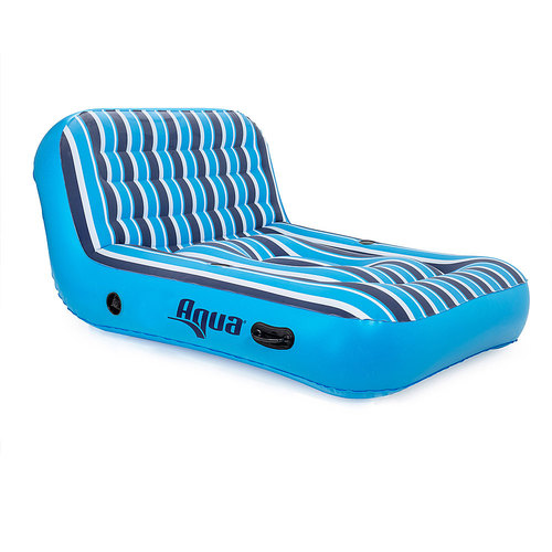 Aqua Leisure - Aqua Heavy Duty Ultra Comfort Inflatable 2 Person Pool Float Recliner Lounger