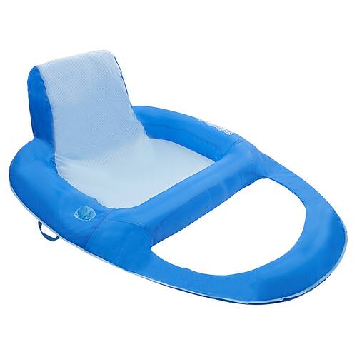  Swim Ways - Recliner Inflatable Pool Float Lounge Chair - Blue