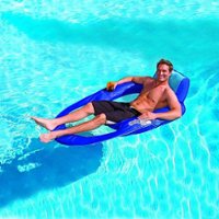 Swim Ways - Recliner Inflatable Pool Float Lounge Chair - Blue - Alt_View_Zoom_11