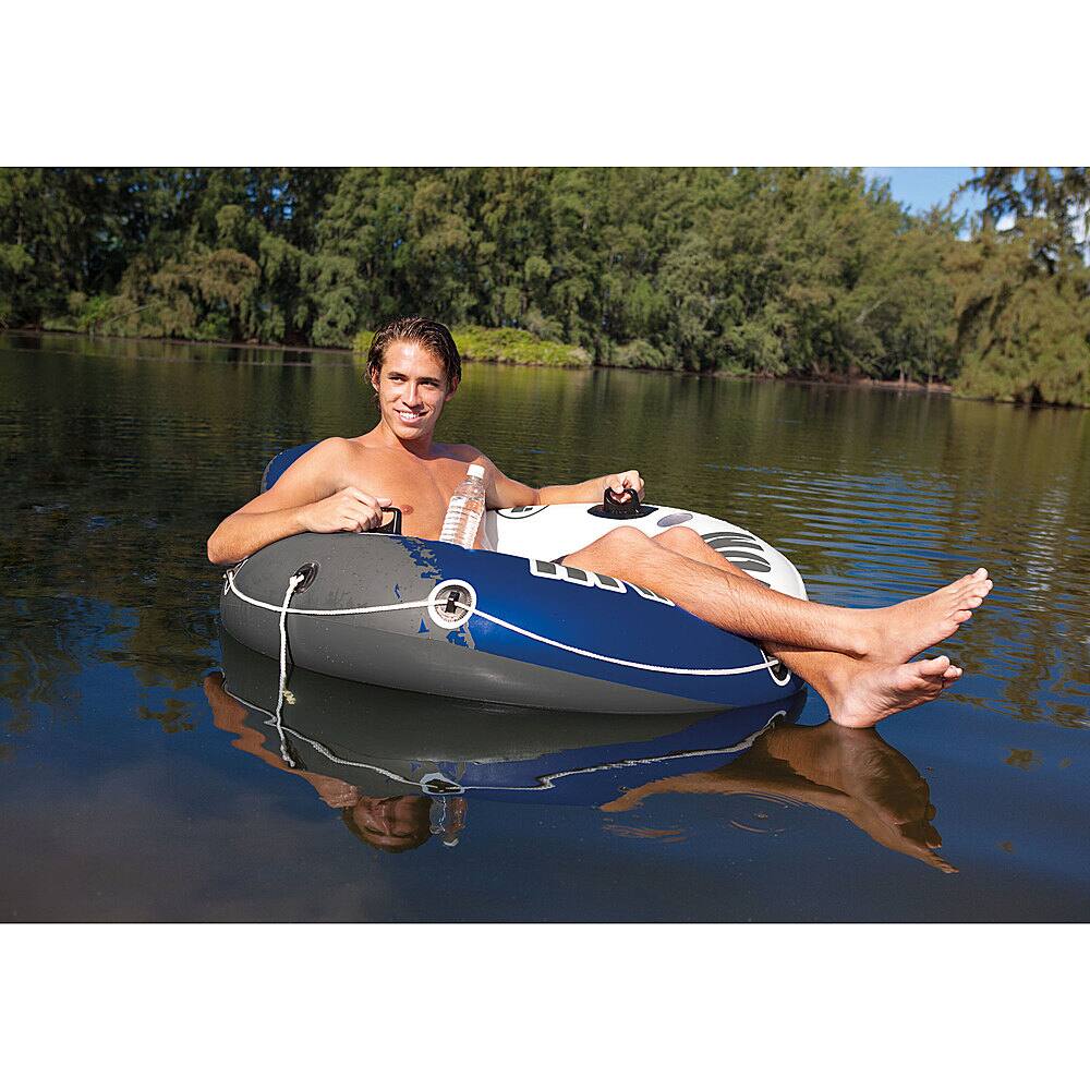 Alt View 12. Intex - 1 Person Inflatable Floating Raft - Multi.