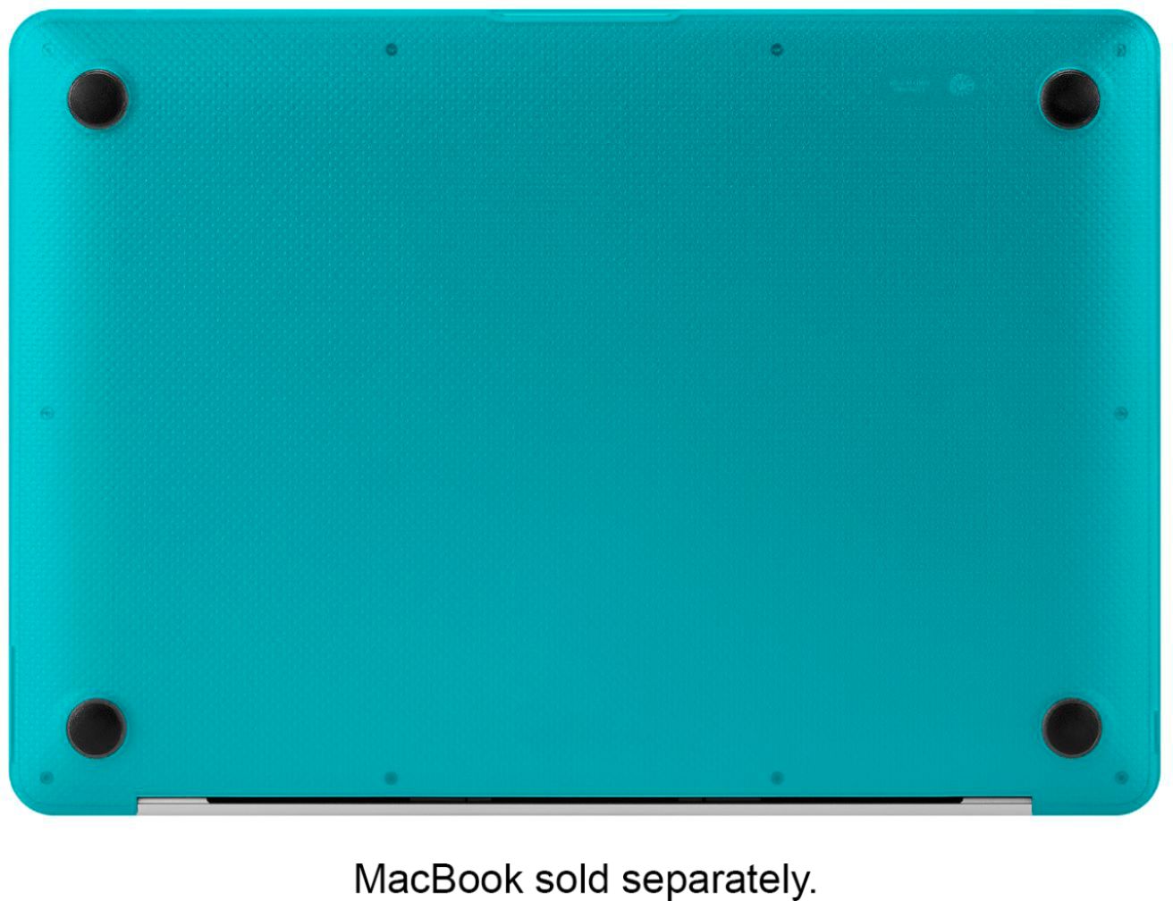 Back View: Incase - Hardshell Dot Case for the 2020 and M1 2020 13" MacBook Pro - Clear
