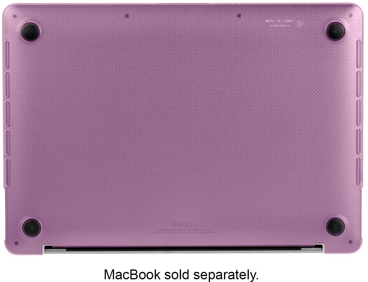 Back View: Incase - Hardshell Dot Case for the 2020 and M1 2020 13" MacBook Pro - Nordic Mauve