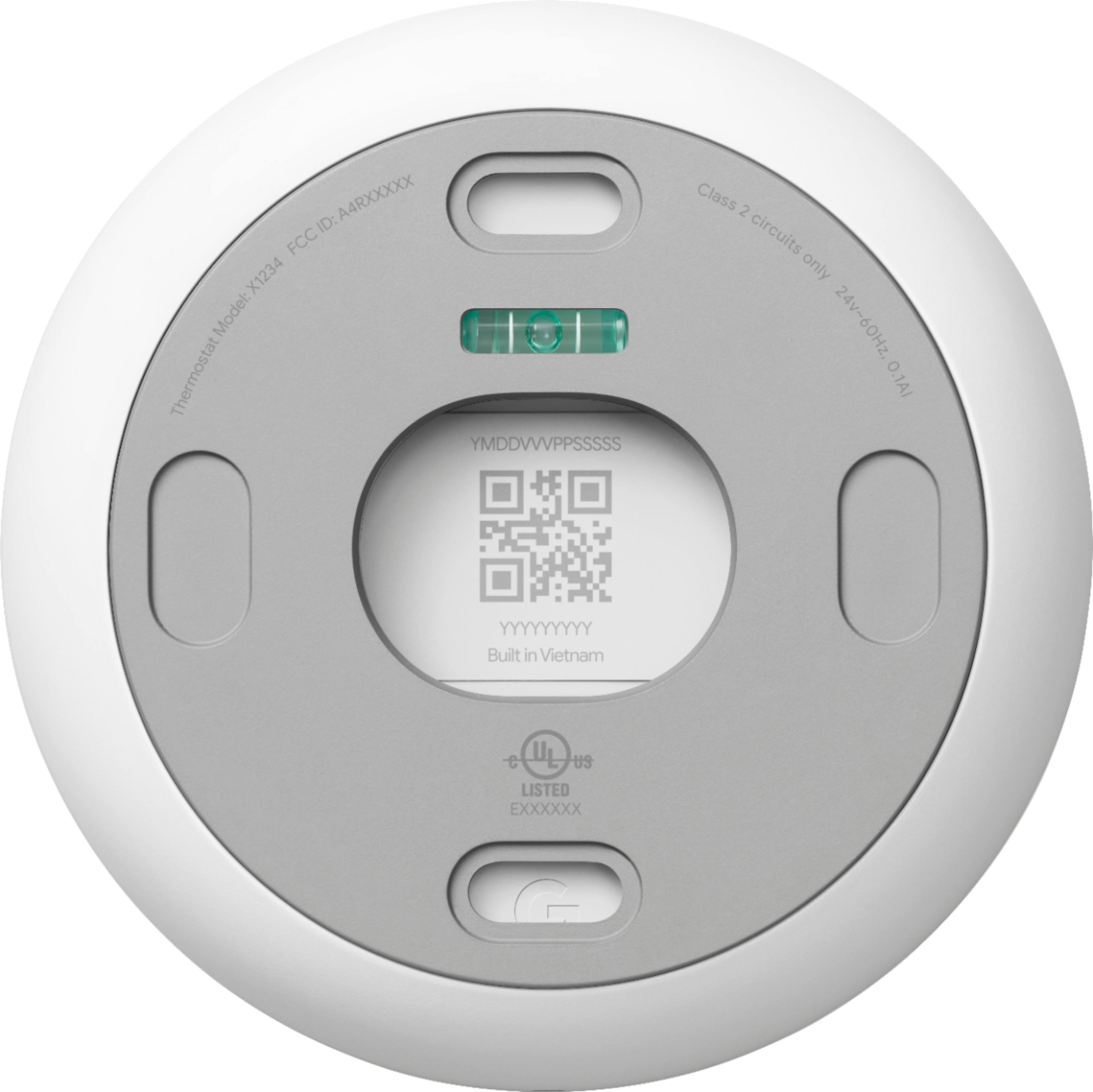 Alt View 14. Google - Geek Squad Certified Refurbished Nest Smart Programmable Wi-Fi Thermostat - Snow.