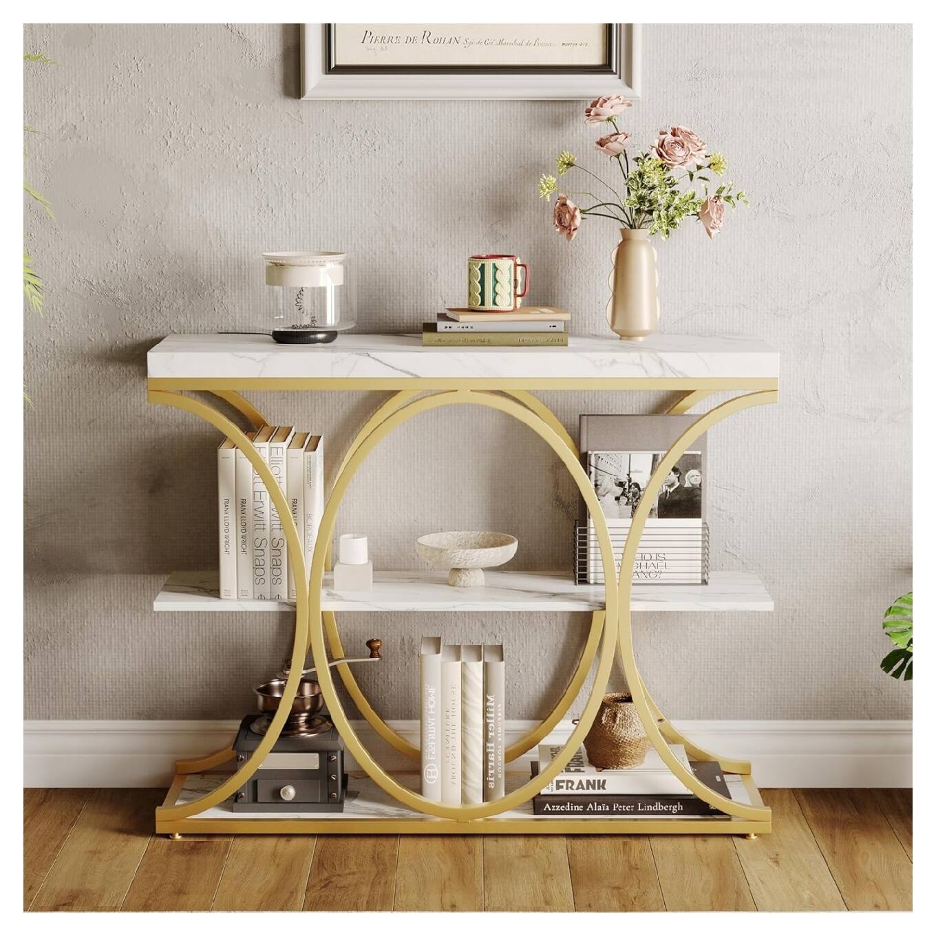 Gold Tube AND Marble White