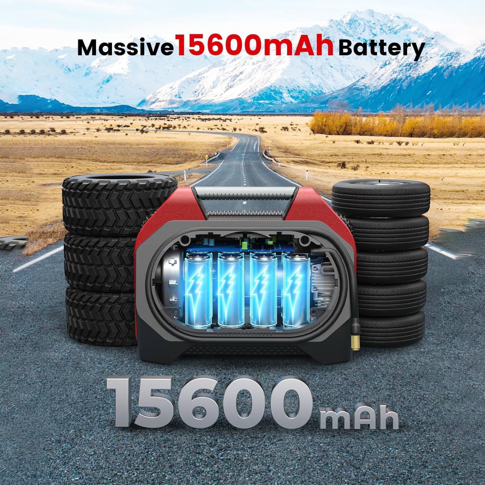 Massive 15600mAh Battery

15600 mAh