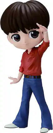 Front. PopMarket - BTS - BanPresto - Tinytan Dynamite - Q Posket - J-Hope Version B Statue - Collectibles - Multicolor.