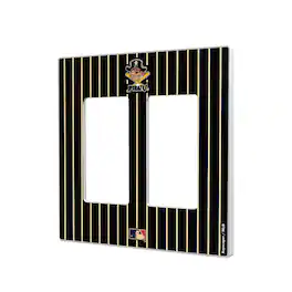 Keyscaper - Pittsburgh Pirates 1958-1966 Cooperstown Pinstripe Double Rocker Light Switch Plate - Multicolor