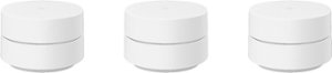 Google - Geek Squad Certified Refurbished AC1200 Dual-Band Mesh Wi-Fi Router (3-Pack) - White - Front_Zoom