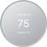 Front. Google - Geek Squad Certified Refurbished Nest Smart Programmable Wi-Fi Thermostat - Fog.