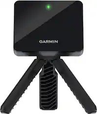 Front. Garmin - Approach R10 Portable Golf Launch Monitor with Built-In Bluetooth - Black.