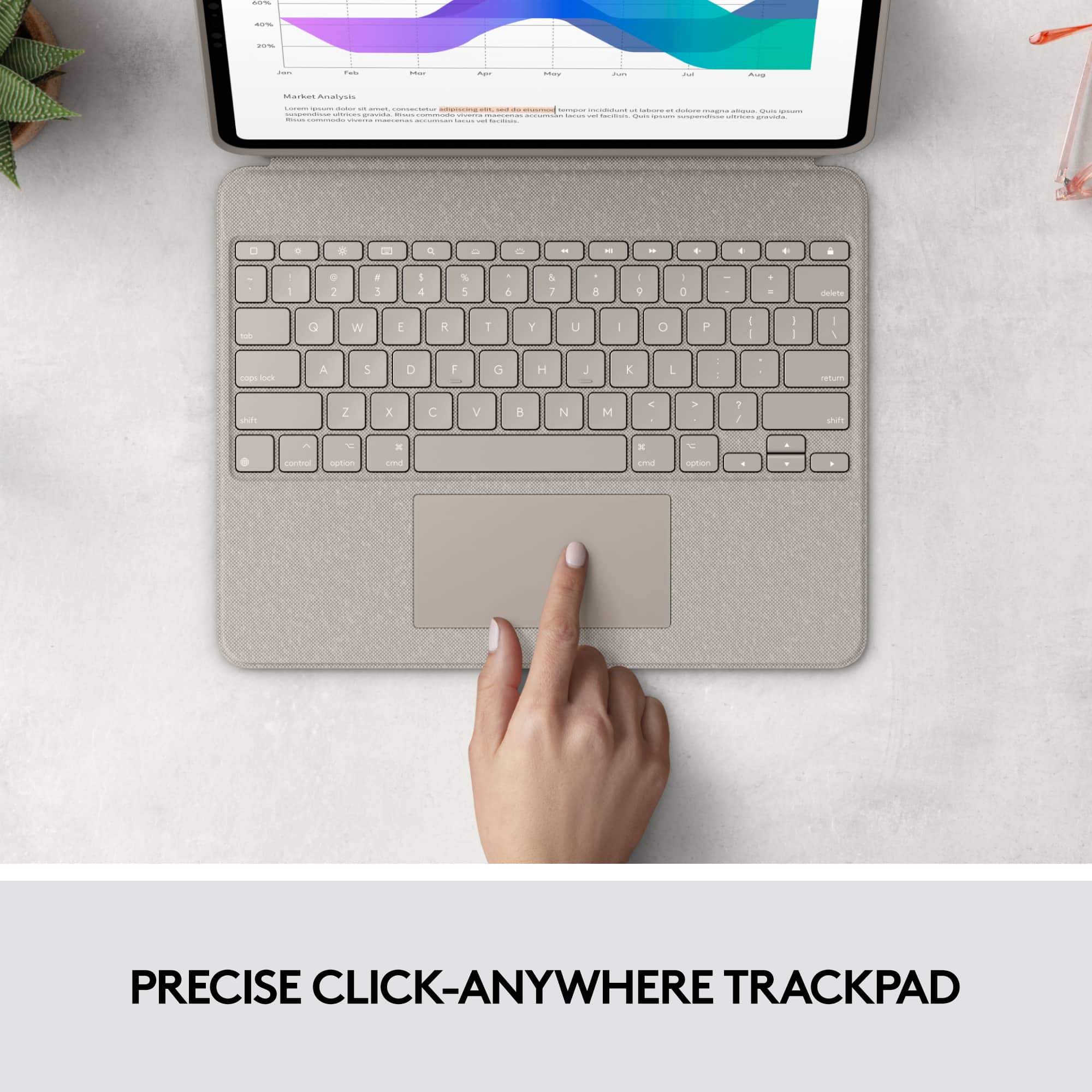 Precise Click-Anywhere Trackpad