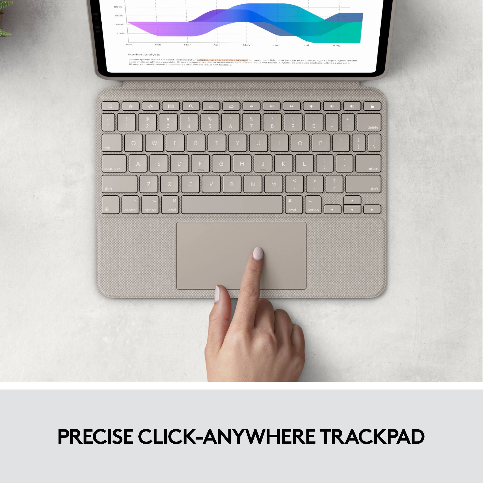 Precise Click-Anywhere Trackpad