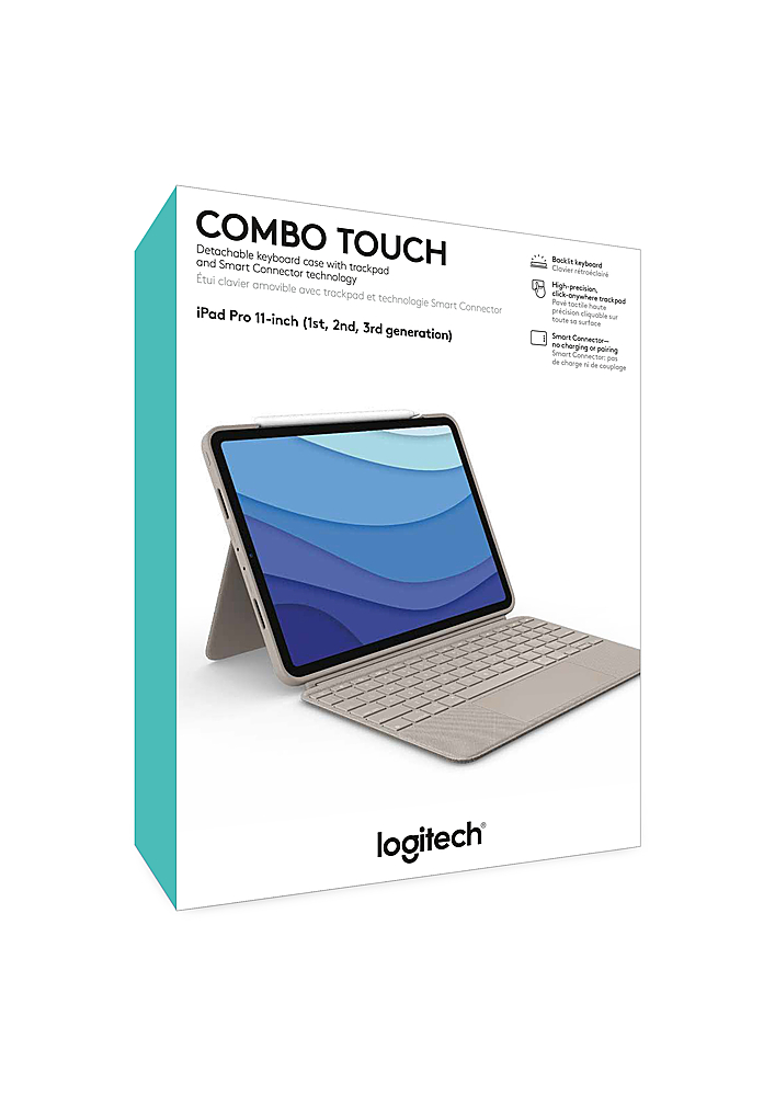 favorite Frank Worthley cowboy Logitech Combo Touch iPad Pro Keyboard Folio for Apple iPad Pro 11" (1st,  2nd & 3rd Gen) with Detachable Backlit Keyboard Sand 920-010165 - Best Buy