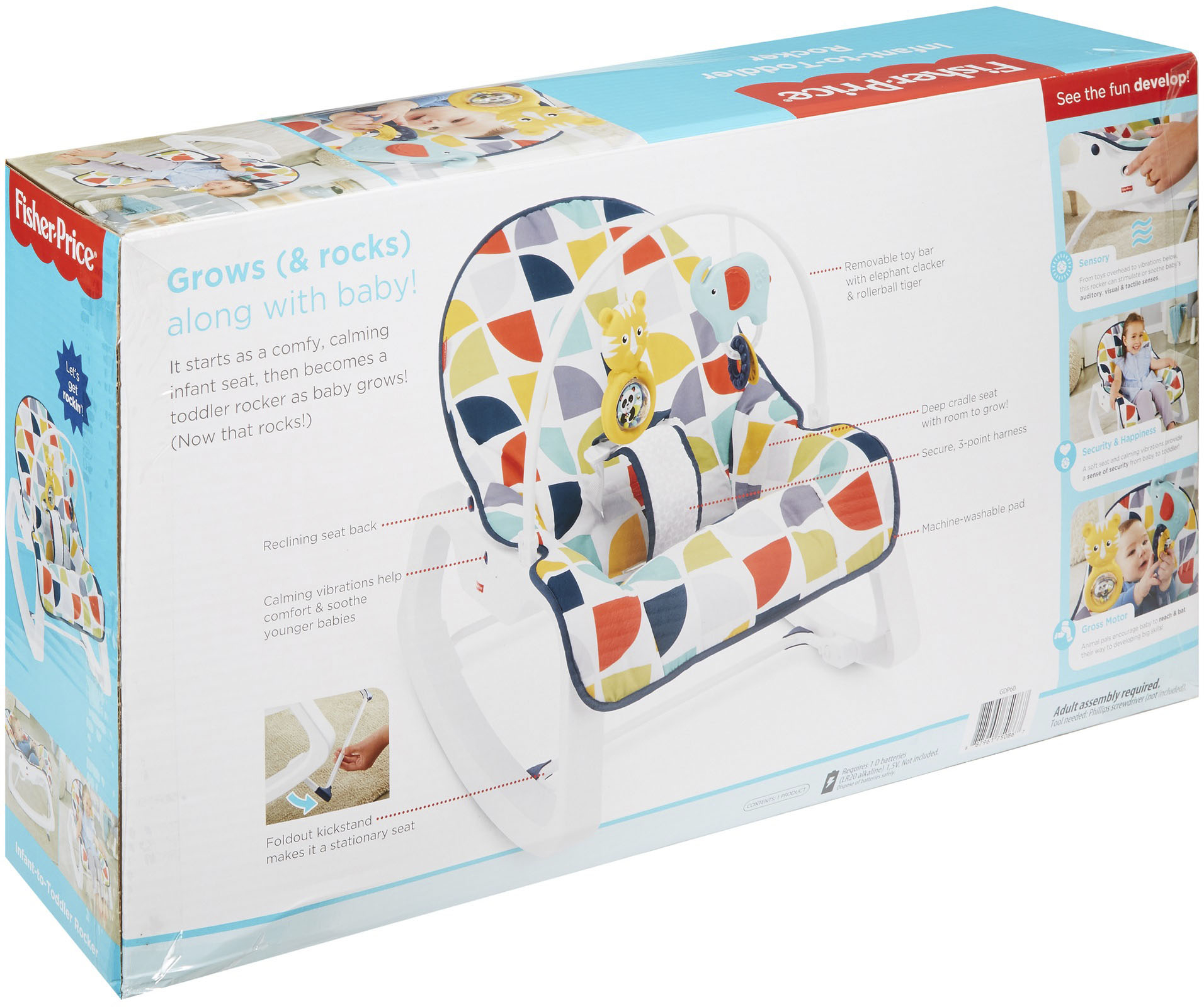 Left View: Fisher Price - Baby Gear - Infant-to-Toddler Rocker Redesign