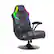 Angle. X Rocker - Torque+ RGB 2.1 Duel Gaming Chair - Black.