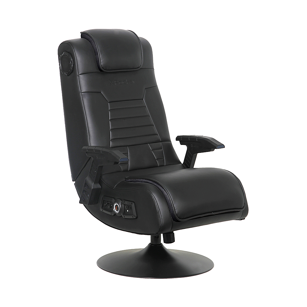 Angle View: X Rocker - Pro Series+ 2.1 Duel Pedestal Gaming Chair - Black
