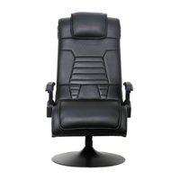 X Rocker - Pro Series+ 2.1 Duel Pedestal Gaming Chair - Black - Front_Zoom