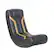Angle. X Rocker - Lux 2.0 Bluetooth Floor Rocker Gaming Chair - Gold and Black.