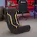 Alt View 11. X Rocker - Lux 2.0 Bluetooth Floor Rocker Gaming Chair - Gold and Black.