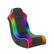 Angle. X Rocker - Chimera RGB 2.0 Bluetooth Floor Rocker Gaming Chair - Black/White w/SMD.
