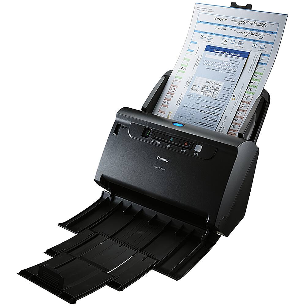Alt View 14. Canon - imageFORMULA DR-C230 Office Document Scanner - Black.