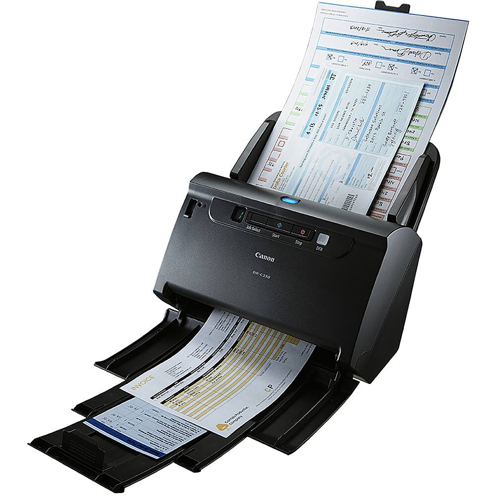 Alt View 15. Canon - imageFORMULA DR-C230 Office Document Scanner - Black.