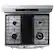 Alt View 13. Samsung - 6.0 cu. ft. Smart Freestanding Gas Range with Stainless Cooktop & Air Fry - Fingerprint Resistant Stainless Steel.