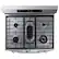 Alt View 14. Samsung - 6.0 cu. ft. Smart Freestanding Gas Range with Stainless Cooktop & Air Fry - Fingerprint Resistant Stainless Steel.
