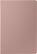 Front. Samsung - Galaxy Tab S8+, Tab S7 FE, Tab S7+ Book Cover - Mystic Pink.