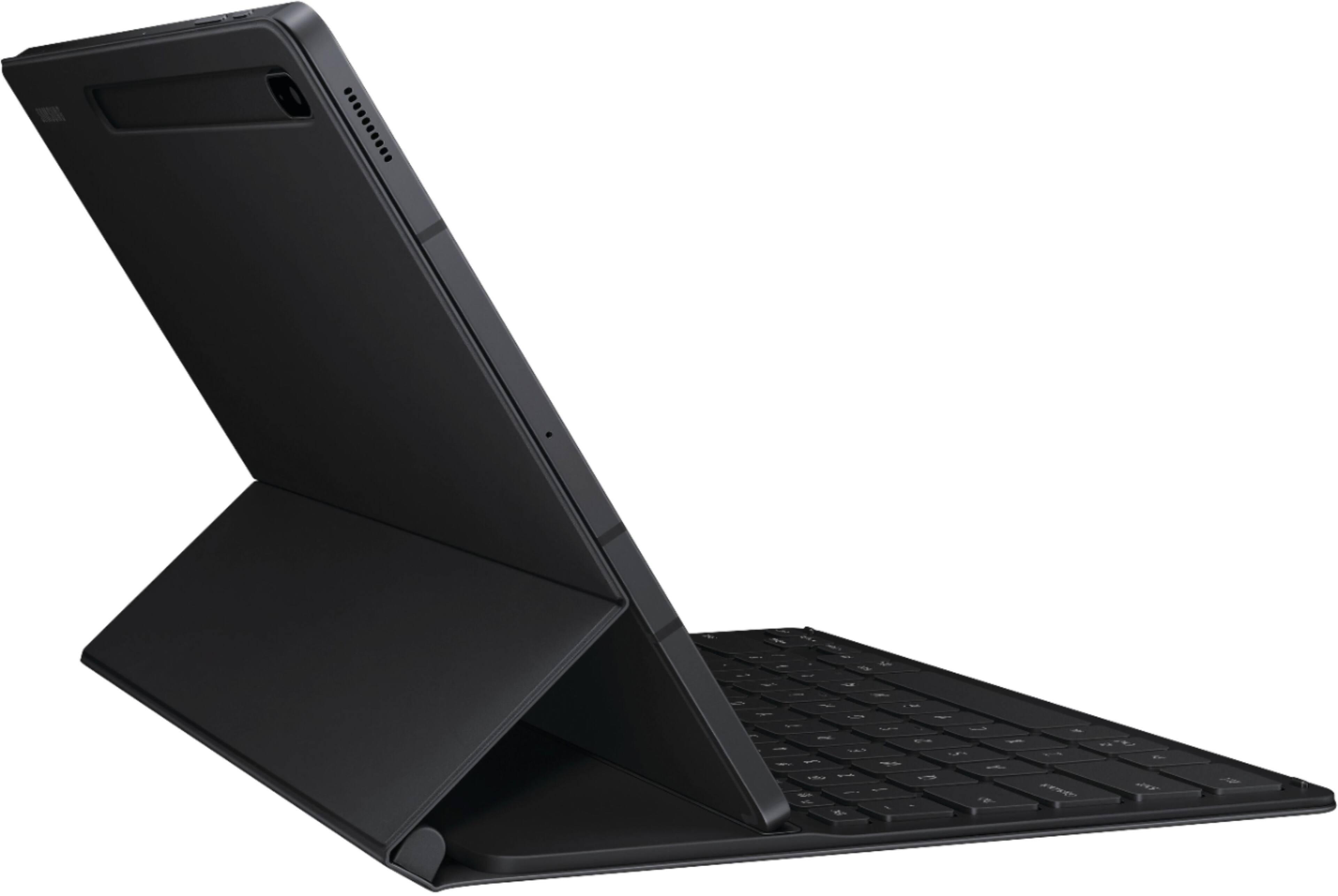 Alt View 14. Samsung - Galaxy Tab S8+, Tab S7 FE, Tab S7+ Slim Book Keyboard Cover - Mystic Black.