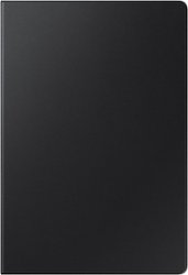 Samsung - Galaxy Tab S8+, Tab S7 FE, Tab S7+ Book Cover - Mystic Black - Front_Zoom