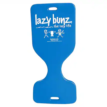 Front. TRC Recreation - Adult/Child Lazy Bunz Comfortable Saddle Foam Floater - Blue.