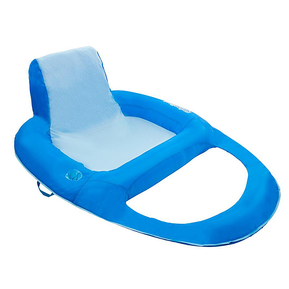 Swim Ways - SwimWays XL Spring Float Recliner Water Summertime Relaxation Lounge Seat - Blue