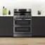 Alt View 11. Samsung - 6.0 cu. ft. Smart Freestanding Gas Range with Flex Duo & Air Fry - Black Stainless Steel.