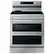 Front. Samsung - 6.3 cu. ft. Smart Freestanding Electric Range with Flex Duo, No-Preheat Air Fry & Griddle - Stainless Steel.