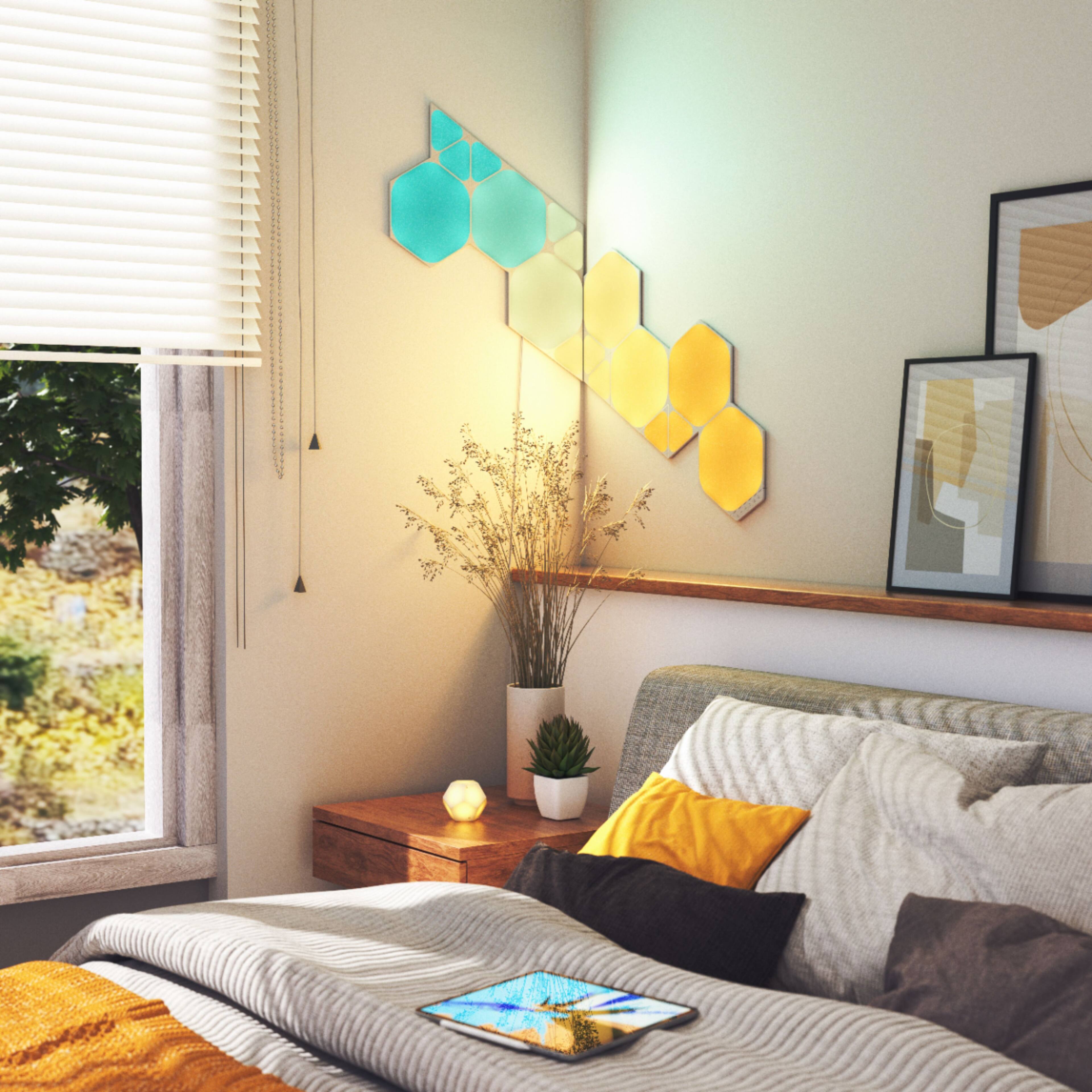 Alt View 11. Nanoleaf - Flex Linkers for Shapes (3-Pack) - White.