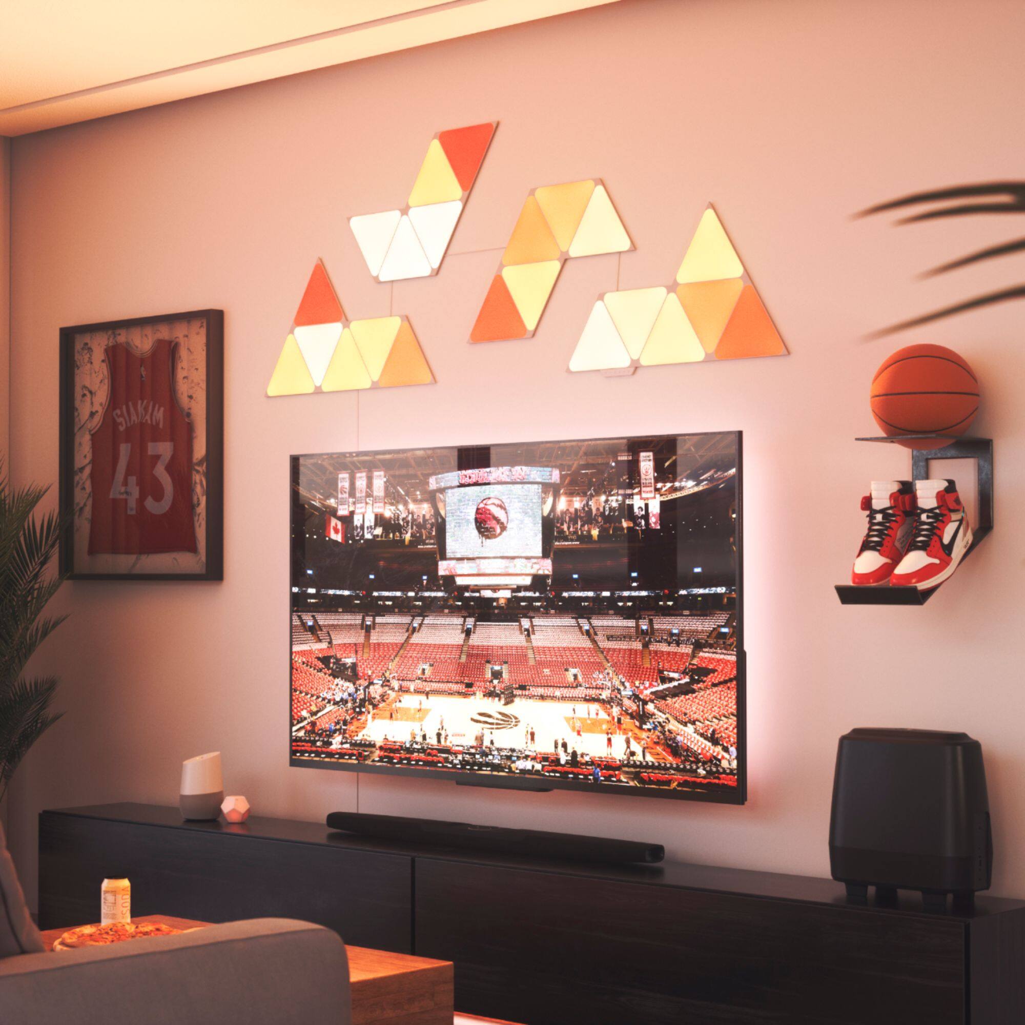 Alt View 13. Nanoleaf - Flex Linkers for Shapes (3-Pack) - White.