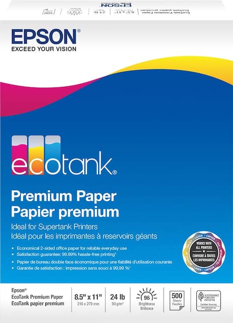 Epson EcoTank Premium Printer 8.5 x 11 500-Counter Paper S041586-ET -  Best Buy