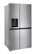Angle Zoom. LG - 27.2 cu ft Side by Side Refrigerator with SpacePlus Ice - Platinum silver.