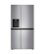 Front Zoom. LG - 27.2 cu ft Side by Side Refrigerator with SpacePlus Ice - Platinum silver.