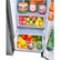 Alt View Zoom 18. LG - 27.2 cu ft Side by Side Refrigerator with SpacePlus Ice - Platinum silver.