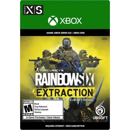 Front. Ubisoft - Tom Clancy's Rainbow Six Extraction. - M (Mature 17+)