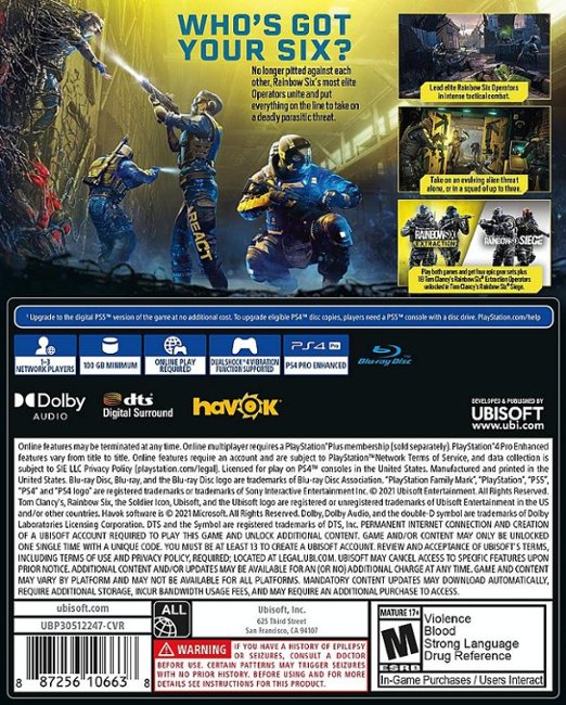 Tom Clancy's Rainbow Six Extraction Standard Edition - PlayStation 4, PlayStation 5_1