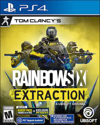 Front. Ubisoft - Tom Clancy's Rainbow Six Extraction. - M (Mature 17+)
