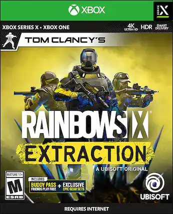 Front. Ubisoft - Tom Clancy's Rainbow Six Extraction. - M (Mature 17+)