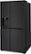 Angle Zoom. LG - 27.2 cu ft Side by Side Refrigerator with SpacePlus Ice - Smooth black.
