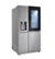 Alt View Zoom 4. LG - 23 Cu. Ft. Side-by-Side Counter-Depth Smart Refrigerator with Craft Ice - Stainless steel.